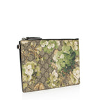 Gucci GG Supreme Blooms Wristlet
