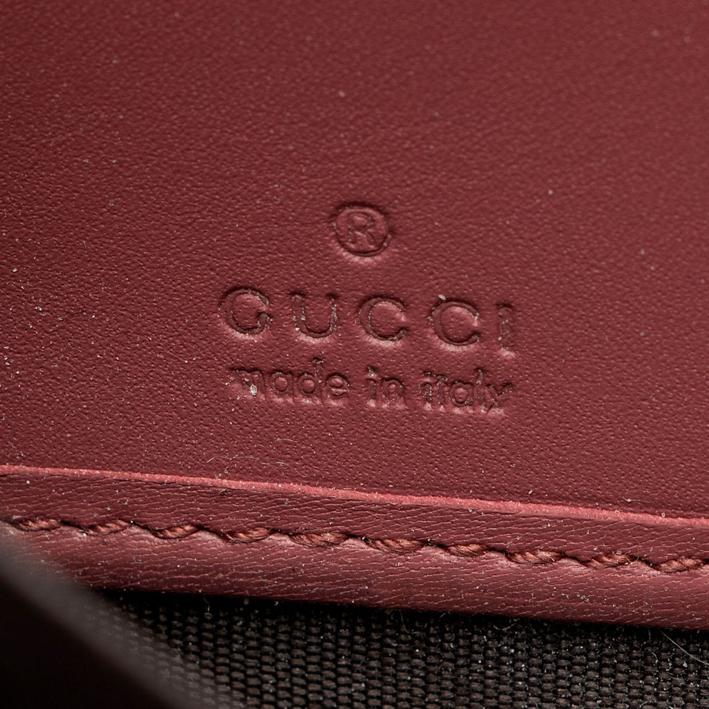 Gucci GG Supreme Blooms Zip Around Wallet (SHF-8w1PQp)