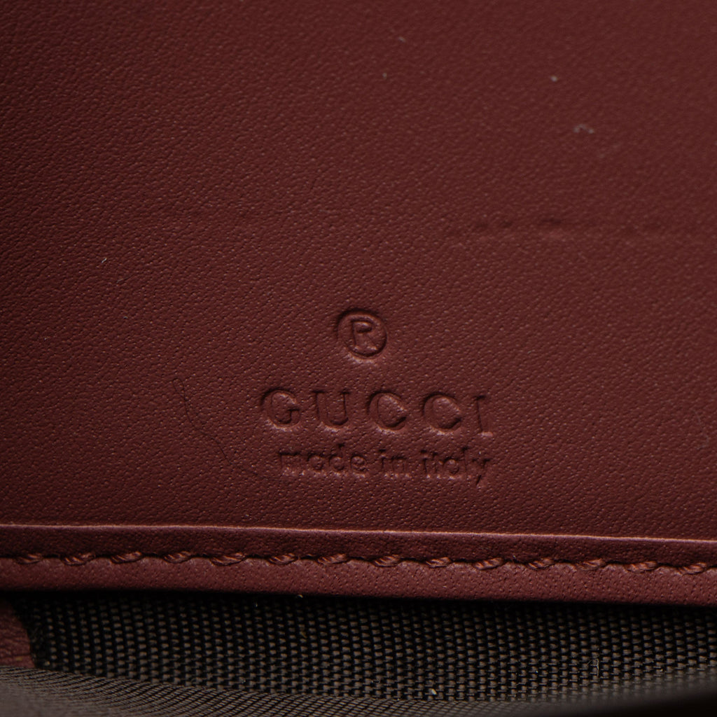 Gucci GG Supreme Blooms Zip Around Wallet