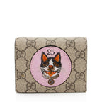 Gucci GG Supreme Bosco Patch Card Case