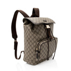 Gucci GG Supreme Buckle Backpack (SHF-143x2E)