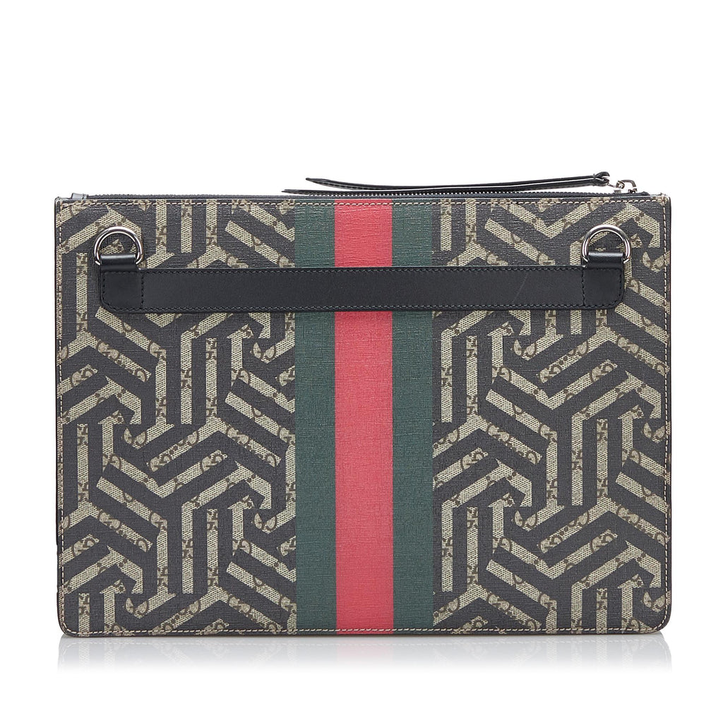 Gucci GG Supreme Caleido Web Bee Crossbody Bag (SHG-b130uG)