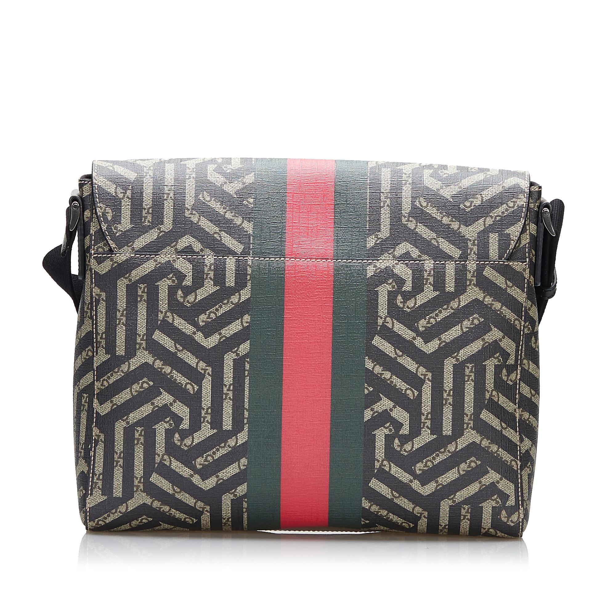 Gucci GG Supreme Caleido Web Crossbody Bag (SHG-DLhWpH)