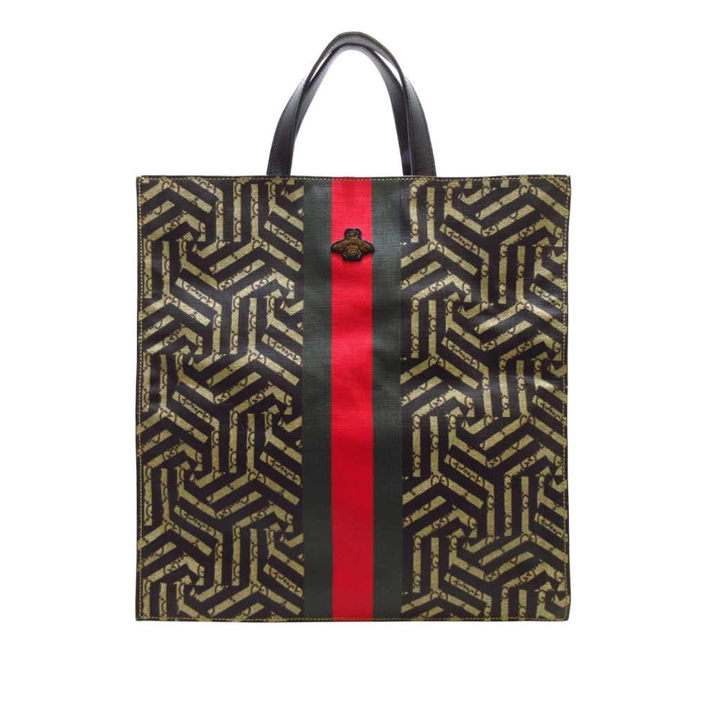 Gucci GG Supreme Caleido Web Tote (SHG-zGx5Zu)