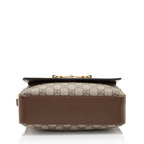 Gucci GG Supreme Calfskin Horsebit 1955 Small Shoulder Bag (SHF-EumYCS)