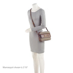 Gucci GG Supreme Calfskin Horsebit 1955 Small Shoulder Bag (SHF-4Qxiep)