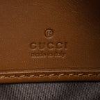 Gucci GG Supreme Calfskin Padlock Chain Wallet
