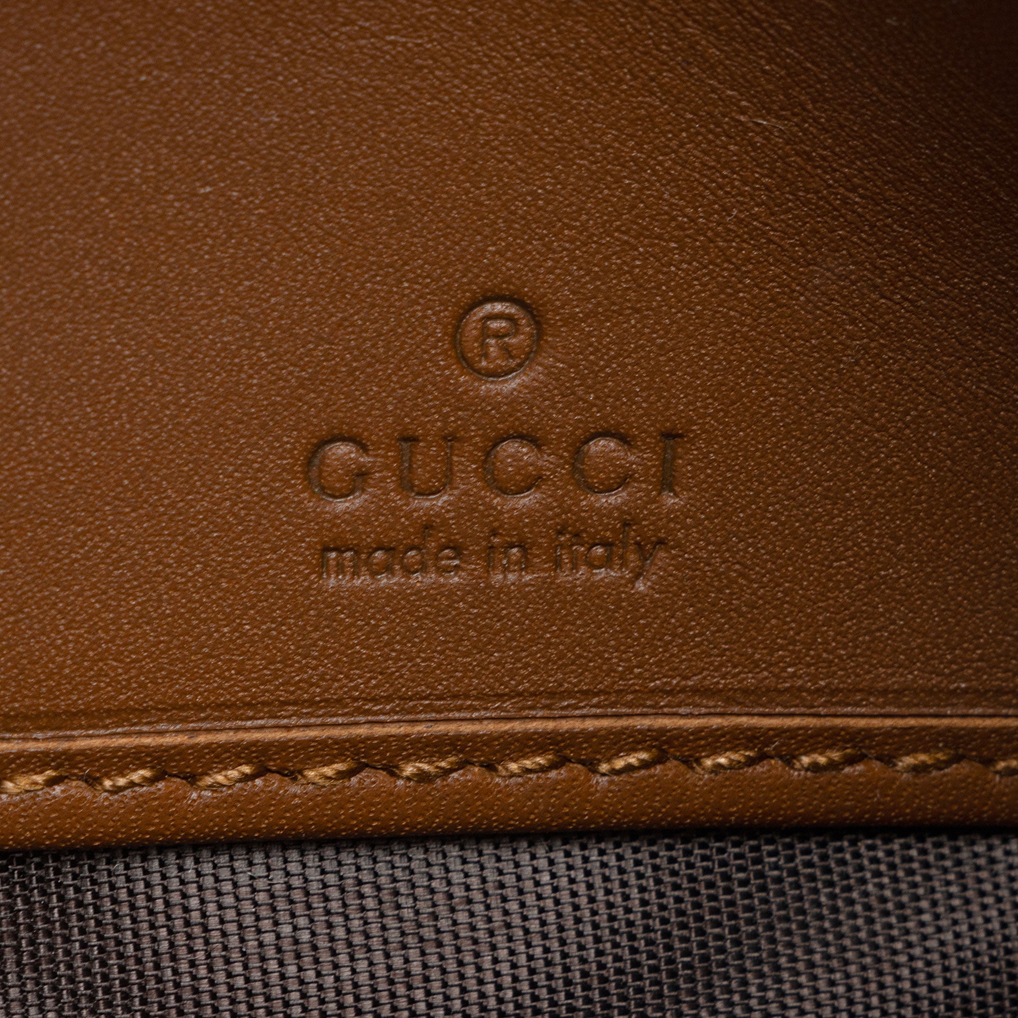 Gucci GG Supreme Calfskin Padlock Chain Wallet