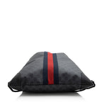 Gucci GG Supreme Canvas Drawstring Backpack (SHF-21965)