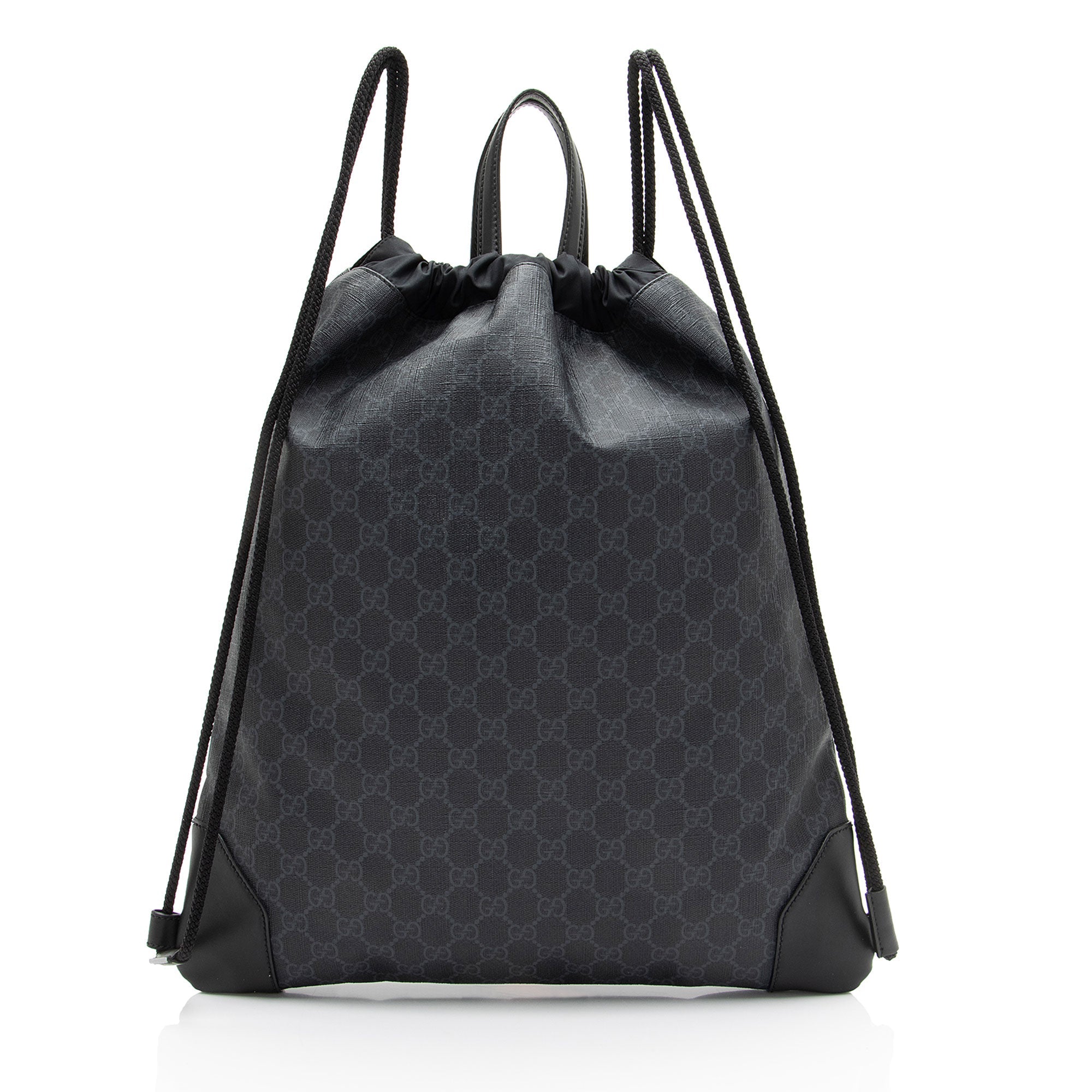 Gucci GG Supreme Canvas Drawstring Backpack