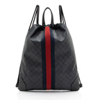 Gucci GG Supreme Canvas Drawstring Backpack