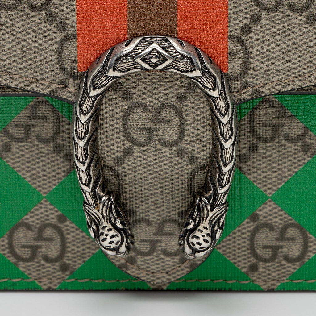 Gucci GG Supreme Centum Dionysus Super Mini Bag (SHF-nCrSGn)