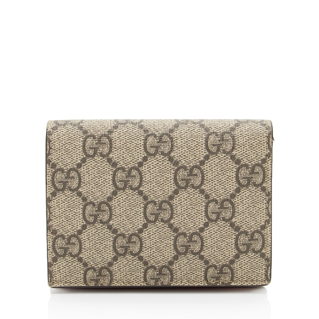 Gucci GG Supreme Cherry Compact Wallet