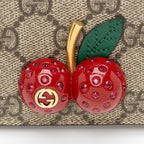 Gucci GG Supreme Cherry Compact Wallet