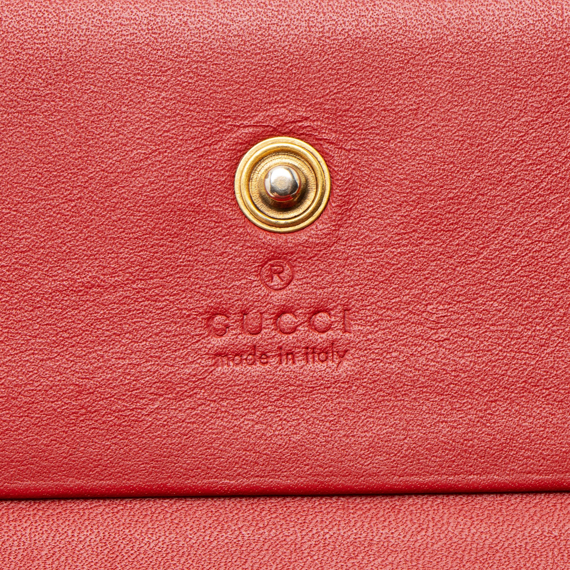 Gucci GG Supreme Cherry Compact Wallet
