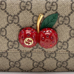 Gucci GG Supreme Cherry Super Mini Bag (SHF-AkMdKn)