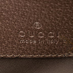 Gucci GG Supreme Chevron Zip Wristlet