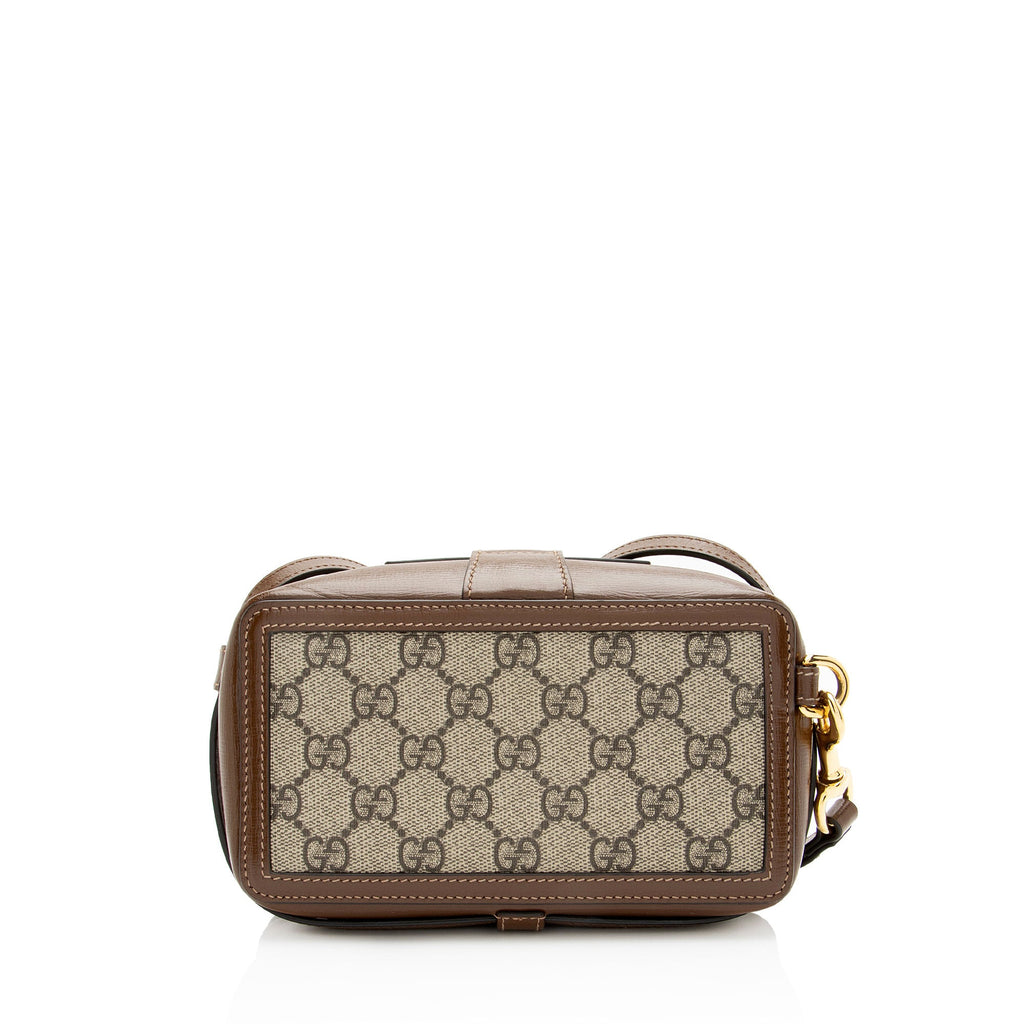Gucci GG Supreme Clasp Camera Bag