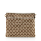 Gucci GG Supreme Classic Flat Medium Messenger Bag (SHF-19983)