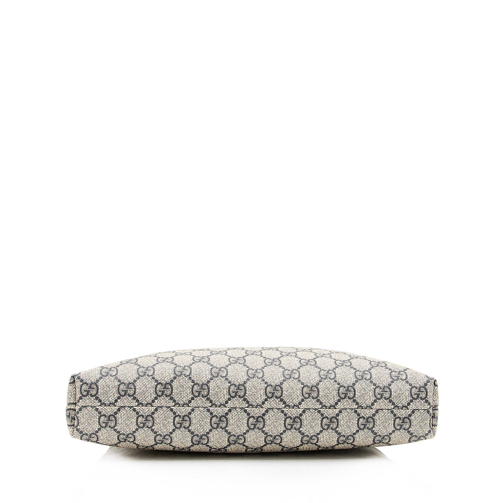 Gucci GG Supreme Classic Flat Medium Messenger Bag (SHF-23363)