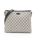 Gucci GG Supreme Classic Flat Medium Messenger Bag (SHF-23363)