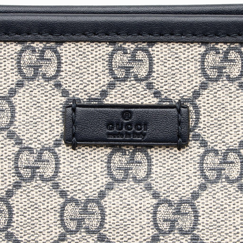Gucci GG Supreme Classic Flat Medium Messenger Bag (SHF-23363)