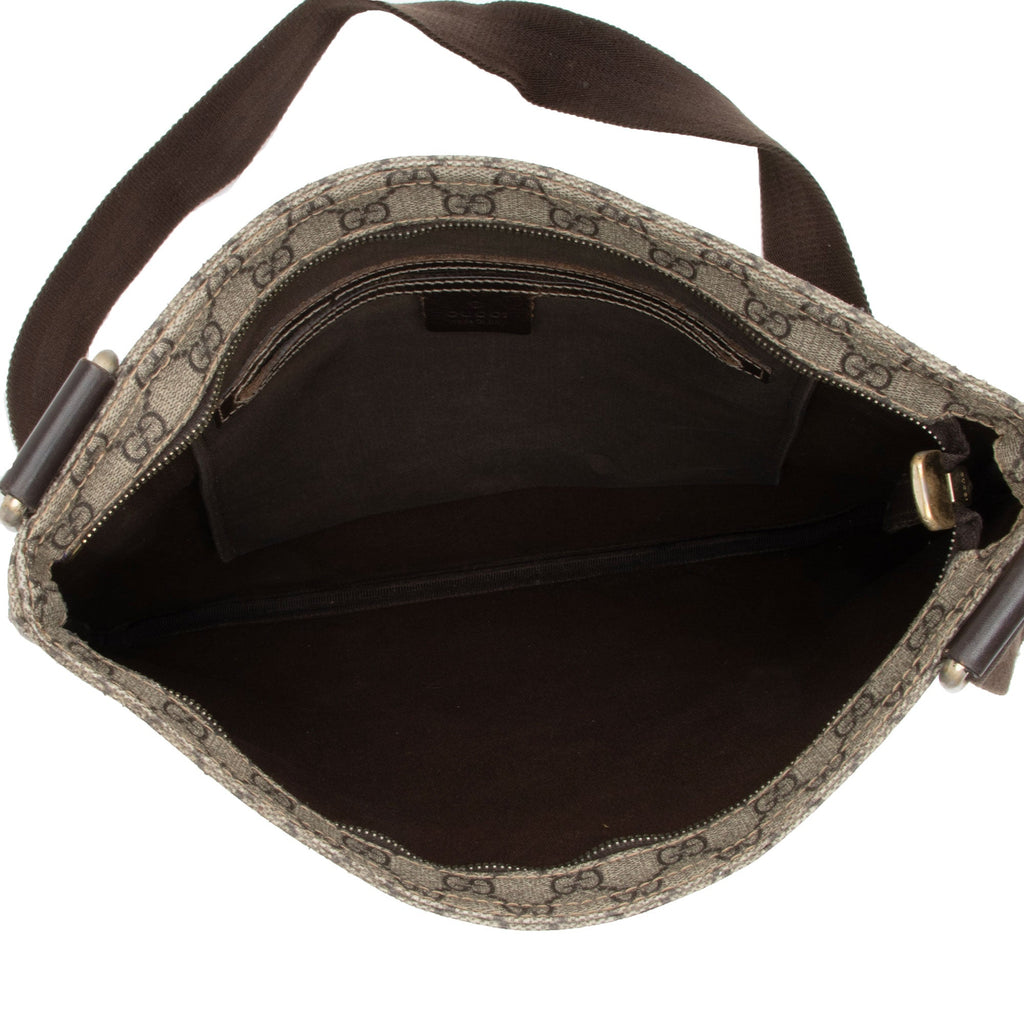Gucci GG Supreme Classic Flat Medium Messenger (SHF-CUfNXw)