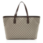 Gucci GG Supreme Classic Large Zip Tote