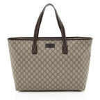 Gucci GG Supreme Classic Large Zip Tote