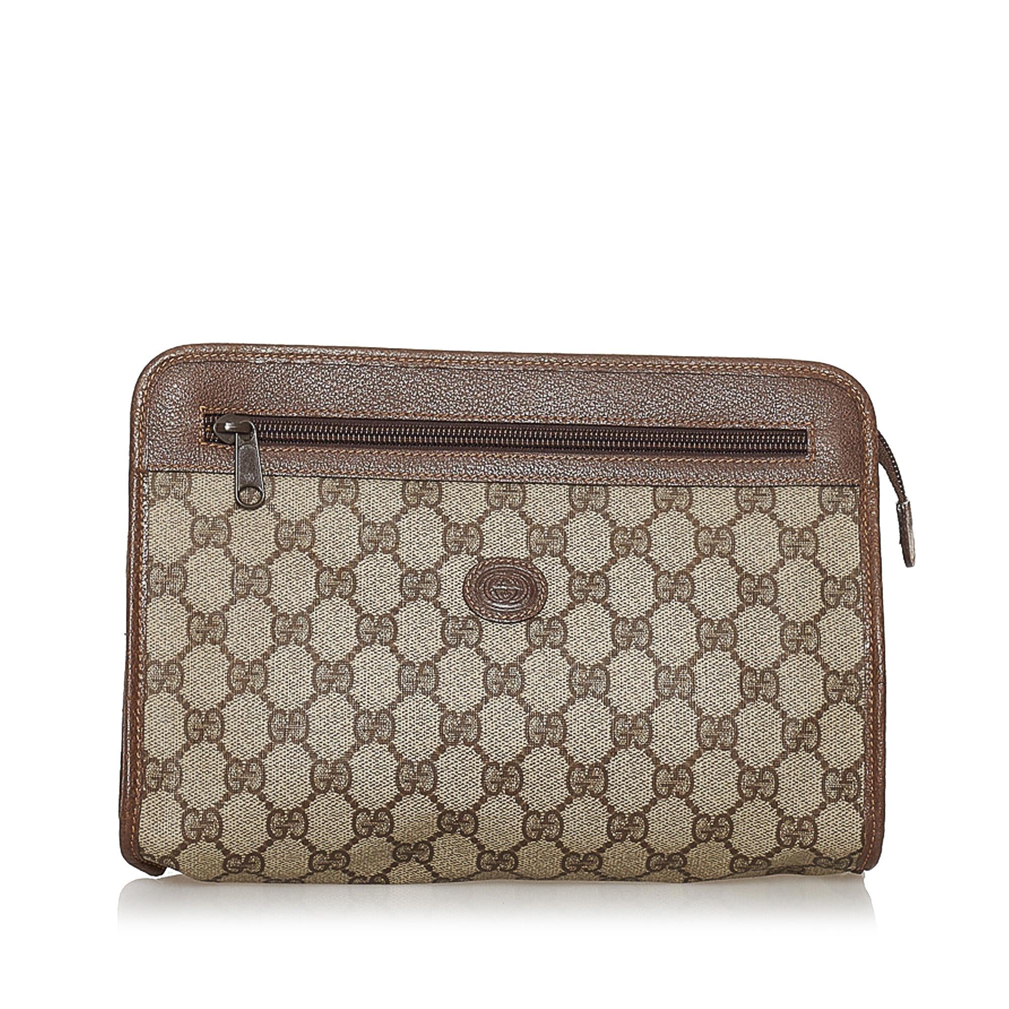 Gucci GG Supreme Clutch Bag (SHG-32201)