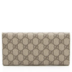 Gucci GG Supreme Continental Flap Wallet (SHF-J4rYyN)