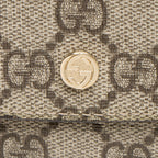 Gucci GG Supreme Continental Flap Wallet (SHF-J4rYyN)