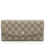 Gucci GG Supreme Continental Flap Wallet (SHF-J4rYyN)