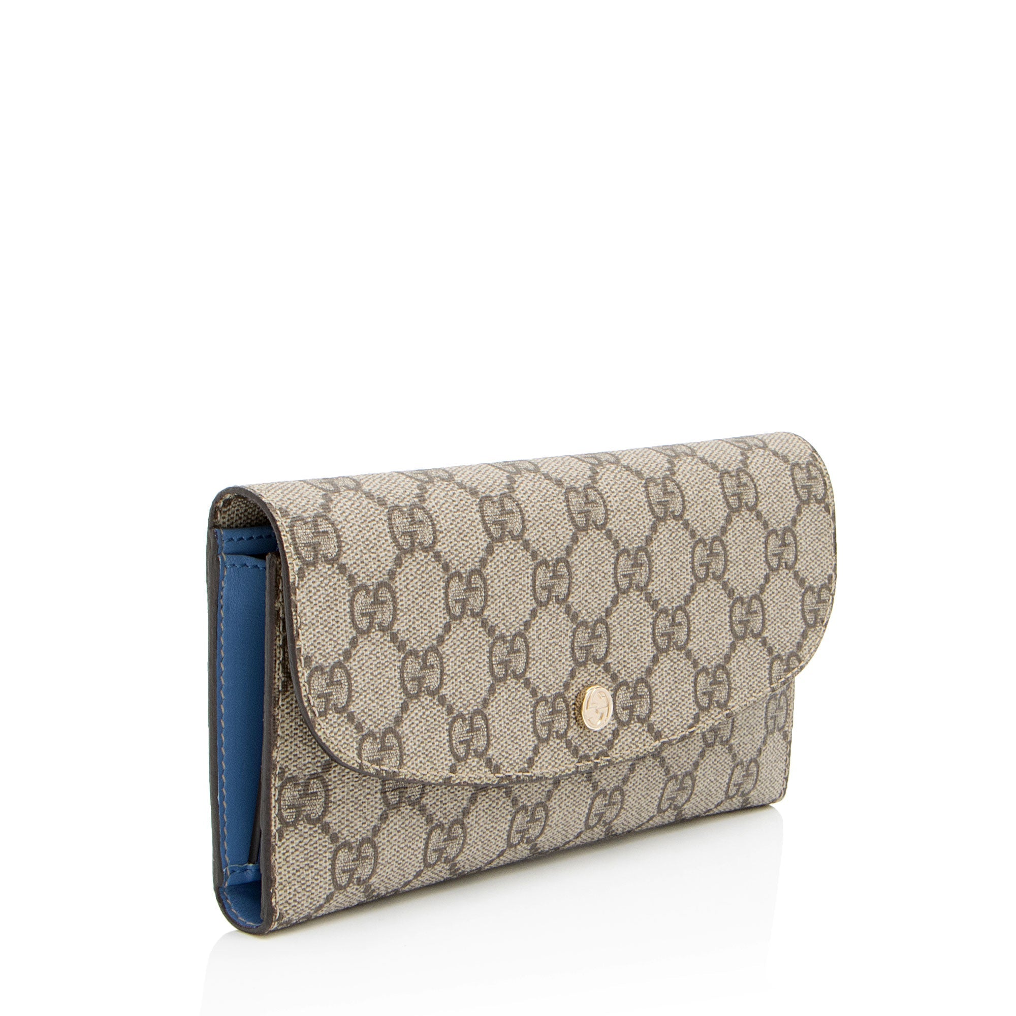 Gucci GG Supreme Continental Flap Wallet (SHF-J4rYyN)