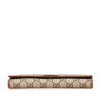Gucci GG Supreme Continental Flap Wallet