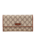 Gucci GG Supreme Continental Flap Wallet