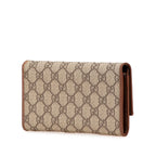 Gucci GG Supreme Continental Flap Wallet