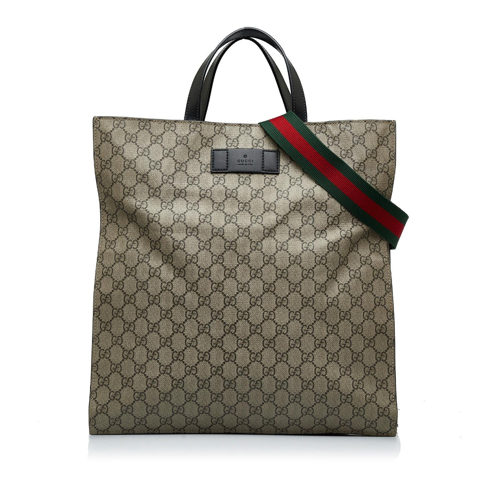 Gucci GG Supreme Convertible Soft Tote (SHG-W3x4zT)