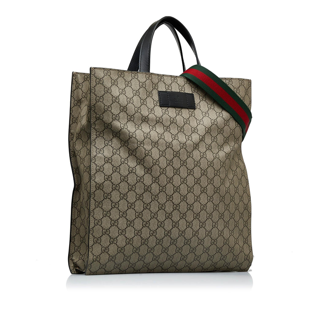 Gucci GG Supreme Convertible Soft Tote (SHG-W3x4zT)