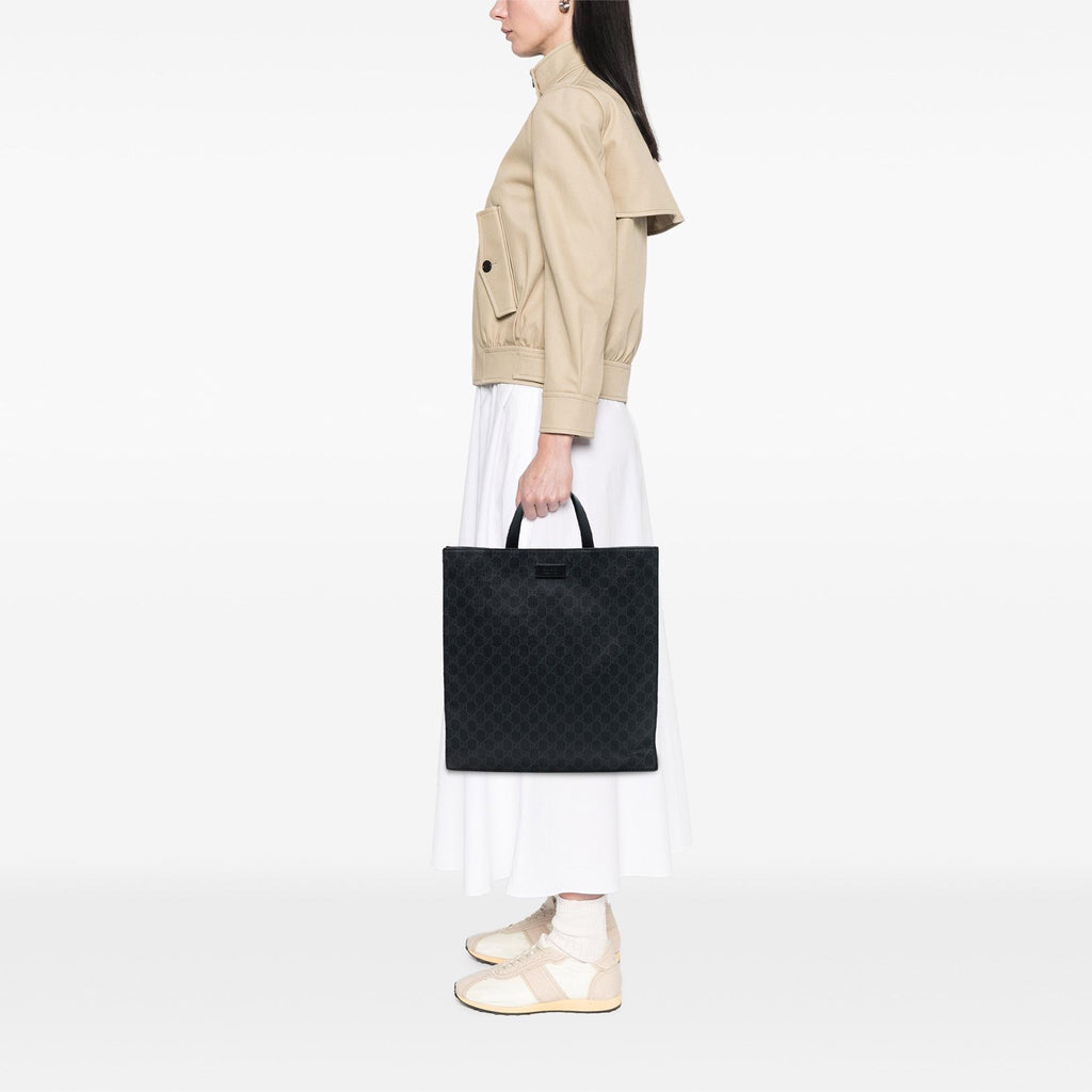 Gucci GG Supreme Convertible Soft Tote