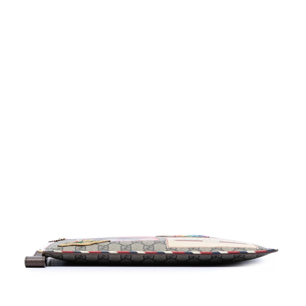 Gucci GG Supreme Courrier Clutch