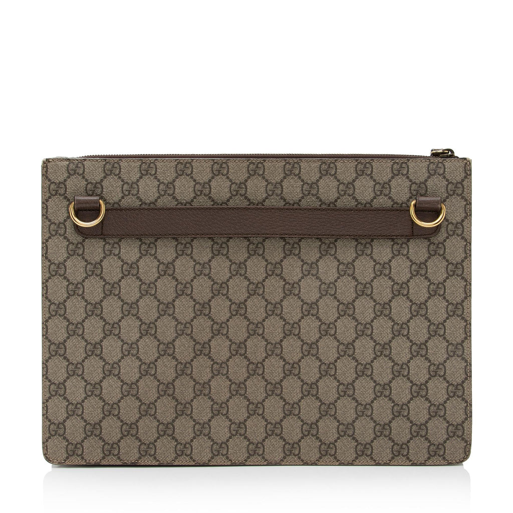 Gucci GG Supreme Courrier Messenger Clutch (SHF-pgZYso)