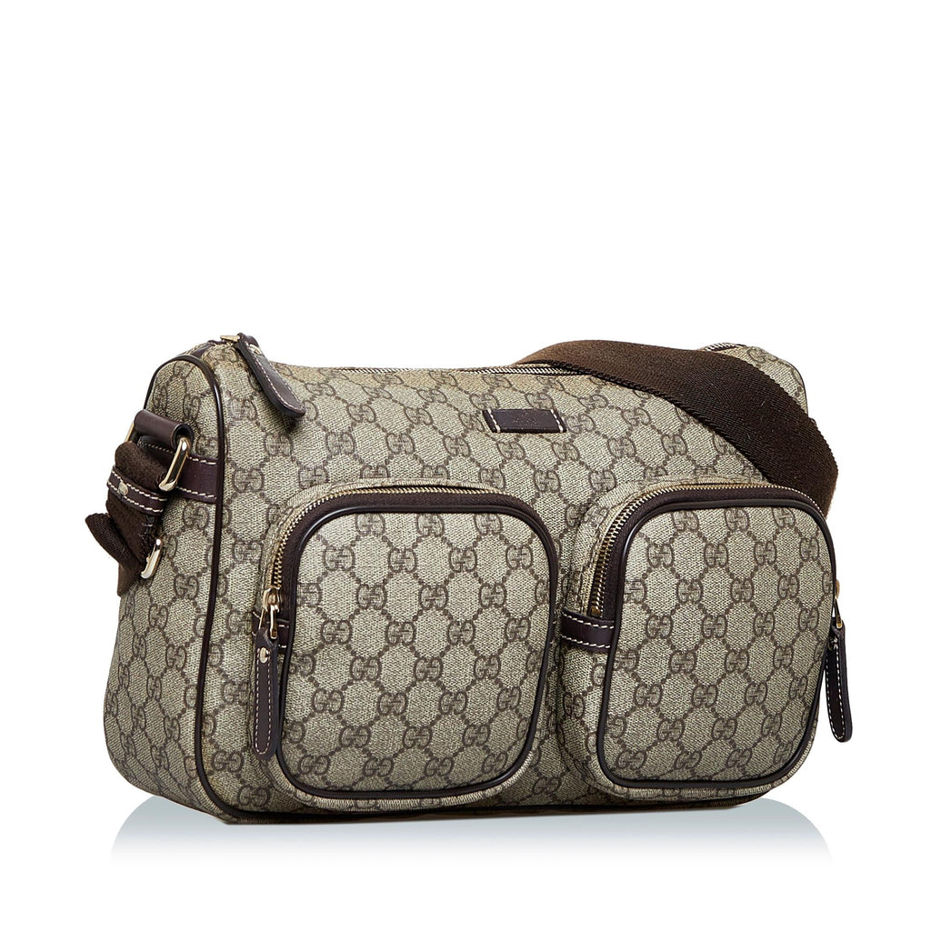 Gucci GG Supreme Crossbody Bag (SHG-lYuseq)