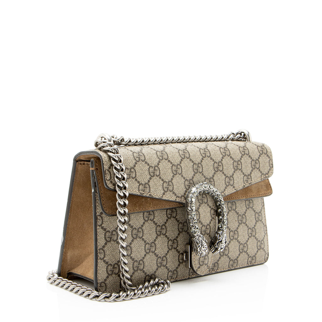 Gucci GG Supreme Crystal Dionysus Medium E/W Shoulder Bag