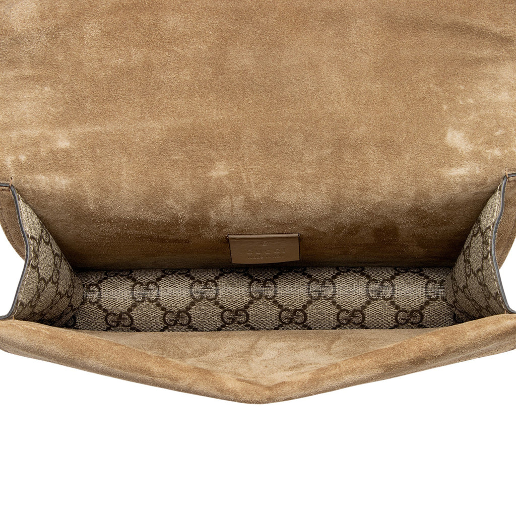 Gucci GG Supreme Crystal Dionysus Medium E/W Shoulder Bag