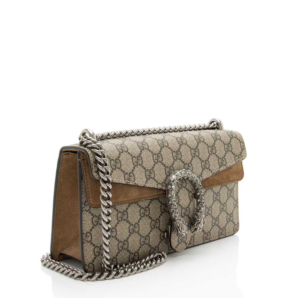 Gucci GG Supreme Crystal Dionysus Medium E/W Shoulder Bag