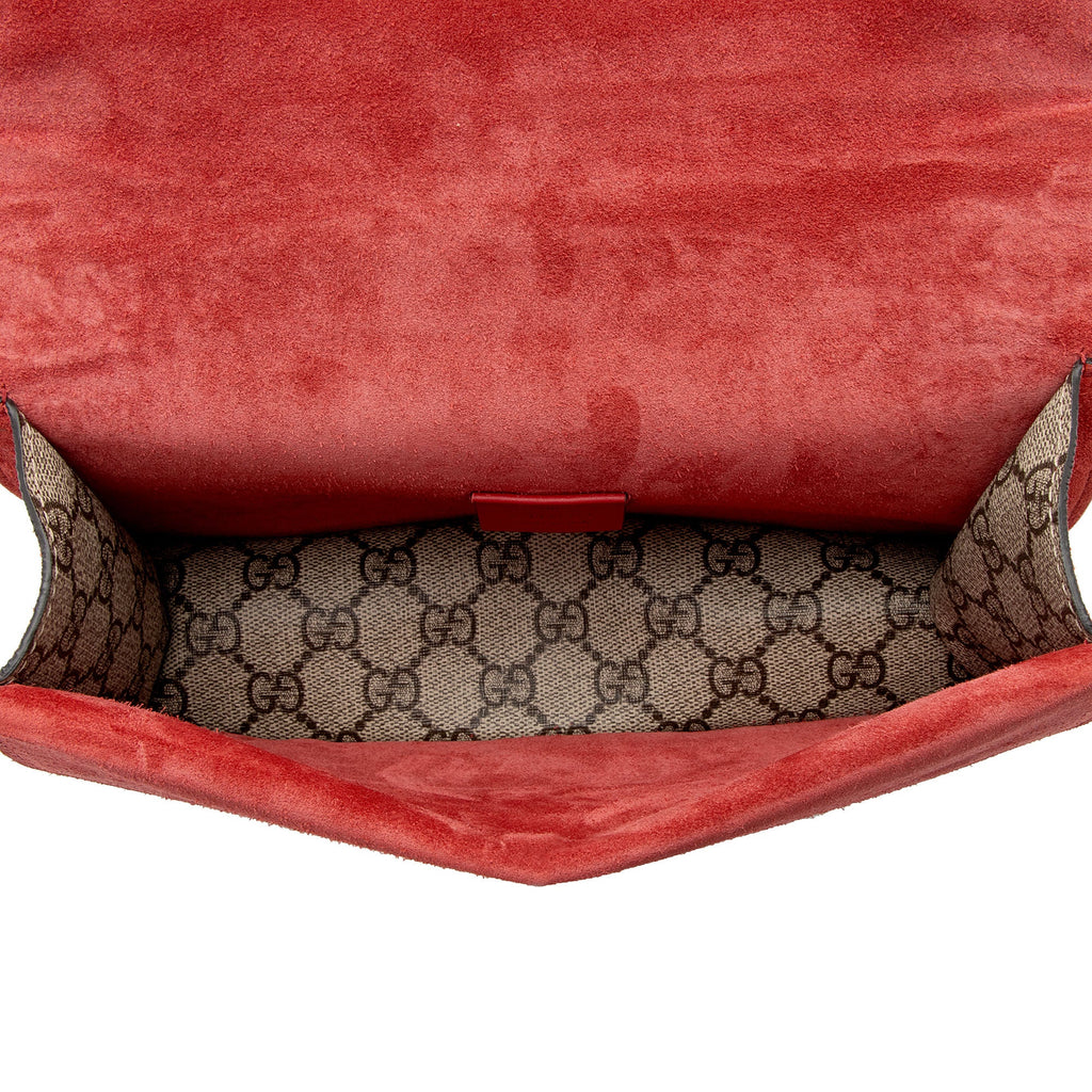 Gucci GG Supreme Crystal Dionysus Small Shoulder Bag (SHF-ILehqS)