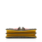 Gucci GG Supreme Crystal Embellished Bow Dionysus Medium Shoulder Bag