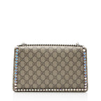 Gucci GG Supreme Crystal Studded Dionysus Medium Shoulder Bag