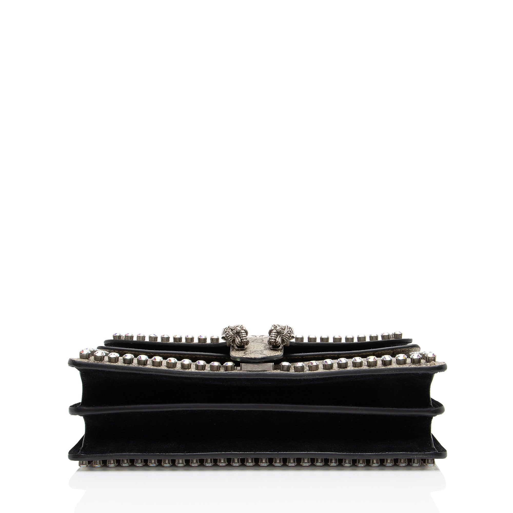 Gucci GG Supreme Crystal Studded Dionysus Medium Shoulder Bag